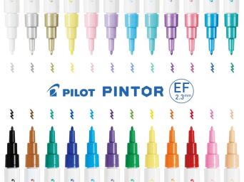 Marker PINTOR EF srebrny PISW-PT-EF-S PILOT