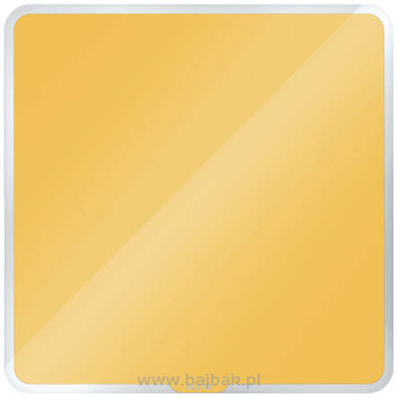 Szklana tablica magnetyczna Leitz Cosy 45x45cm, żółta