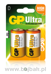 Bateria alkaliczna GP ULTRA LR20/D 1.5V GPPCA13AU005 (2 szt.)