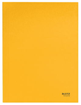 Teczka kartonowa Leitz Recycle, neutralna pod względem emisji CO2 A4, żółta 39060015