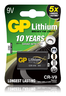 Bateria litowa GP 9V / U9VL 9.0V GPPVLCRV9009 