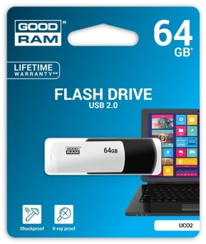 Pamięć USB GOODRAM 64GB UCO2 BLACK&WHITE USB 2.0