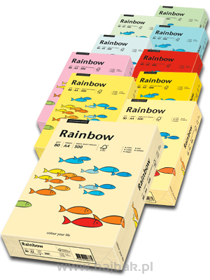 Papier xero kolorowy Rainbow różowy 55 
