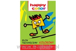Blok techniczny 10 kartek kolor 170g A3 HAPPY COLOR