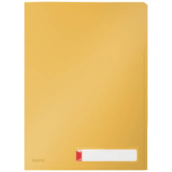 Folder A4 z 3 przegródkami Leitz Cosy, żółty