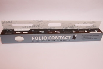 Folia FLIPCHART DATURA / DOTTS samoprzyczepna rolka 25 arkuszy 80x60 cm z dyspenserem 
