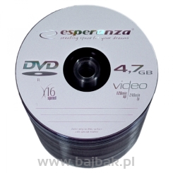 Płyta DVD-R ESPERANZA 4,7GB X16 - S-100