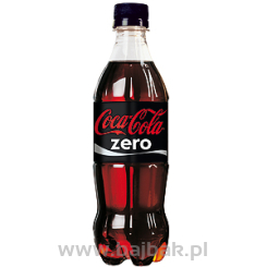 Napój gazowany Coca-Cola Zero  0,5 litra Pet