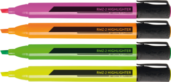 Zakreślacz RMZ-2/G żółty RYSTOR 