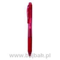 Cienkopis kulkowy PENTEL BLN105 czerwony z płynnym tuszem żelowym 0,5 mm