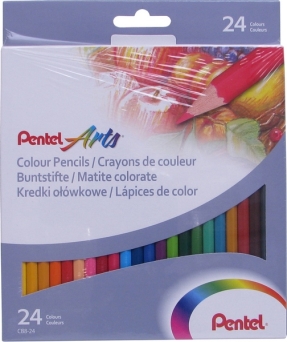 Kredki ołówkowe CB8-24 PENTEL 24-kolory