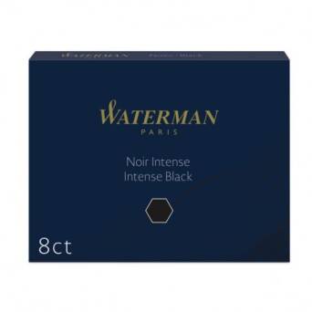 Naboje standard WATERMAN (8 szt.) czarne S0110850 