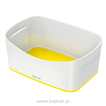 Pojemnik MyBOX bez pokrywki  biało-żółty 52571016 Leitz