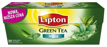 Herbata LIPTON GREEN MINT 25 szt