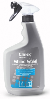Preparat czyszcząco-nabłyszczający CLINEX Shine Steel 650ml 77-628, do stali nierdzewnej 