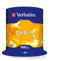 Dysk DVD-R Verbatim Cake (100)  