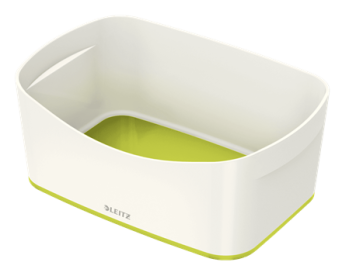 Pojemnik MyBOX bez pokrywki biało-zielony Leitz 