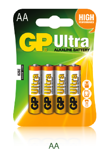 Bateria alkaliczna GP Ultra AA / LR6 (4szt) 1.5V GPPCA15AU017 