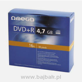 Płyta OMEGA/PLATINET Płyta OMEGA DVD+R 4,7GB 16X SLIM CASE (10)