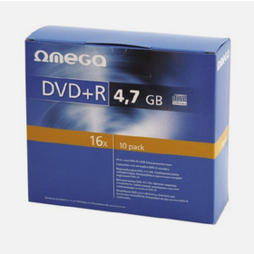 Płyta OMEGA/PLATINET Płyta OMEGA DVD+R 4,7GB 16X SLIM CASE (10)