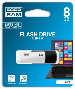Pamięć USB GOODRAM 8GB UCO2 BLACK&WHITE USB 2.0 