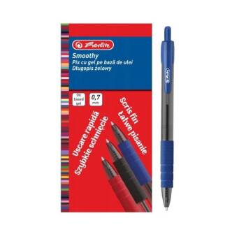 Długopis żelowy SMOOTHY 0,7 mm niebieski Herlitz 9476470 