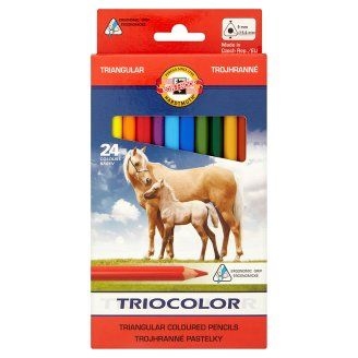 Kredki Kin Tricolor  24 kolory 9 mm