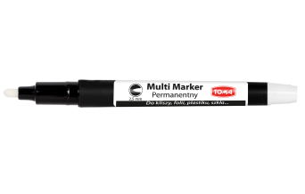  Marker permanentny Multi Marker 2,5mm, biały TO-332  Toma 