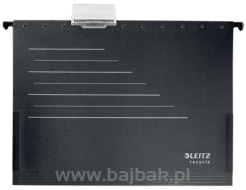 Kartonowy skoroszyt zawieszany Leitz Alpha® Recycle, neutralny pod względem emisji CO2, czarny 19200095