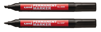 Marker permanentny UNI NO-380 czerwony
