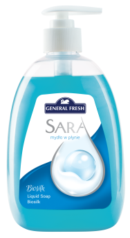 Antybakteryjne mydło w płynie SARA 500ml BIOSILK GENERAL FRESH