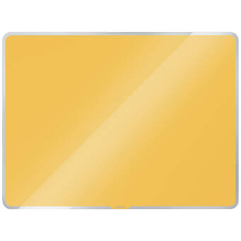 Szklana tablica magnetyczna Leitz Cosy 80x60cm, żółta 