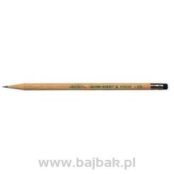 Ołówek z drewna cedrowego ekologiczny z gumką (12szt) Uni 9852 UNI 