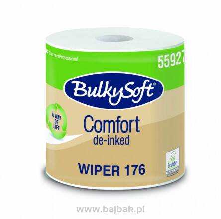 BulkySoft Comfort de-inked EKOLOGICZNE czyściwo papierowe 2 warstwy 176m, 800 odcinków 55927 