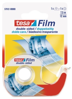 Taśma biurowa TESAfilm dwustronna 7,5m X12mm