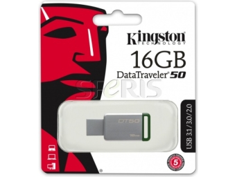 Pamięć USB 3.0 DataTraveler DT50 16GB metal zielony Kingston 
