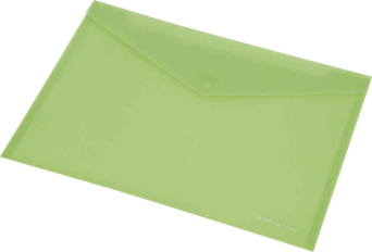 Teczka kopertowa A4 FOKUS przezroczysta zielona 0410-0030-04 Panta Plast