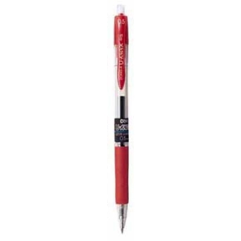 Długopis automatyczny DONG-A żelowy U-KNOCK czerwony