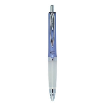 Długopis żelowy Signo UMN-207GG Uni w metaliczno niebieskiej obudowie